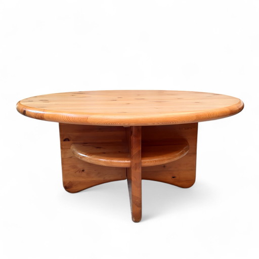 Mcm Scandinavian Design Coffee Table Solid Pine, D104