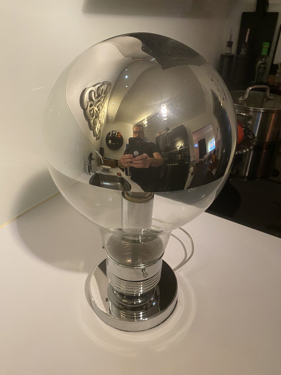Image 1 of Lampe à poser vintage à grosse ampoule