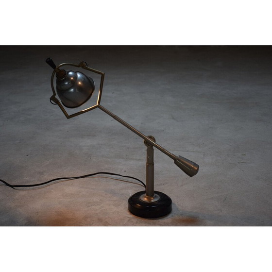Image 1 of Vintage articulated lamp 1 arm with a pendulum by Edouard Wilfried Buquet, 1920