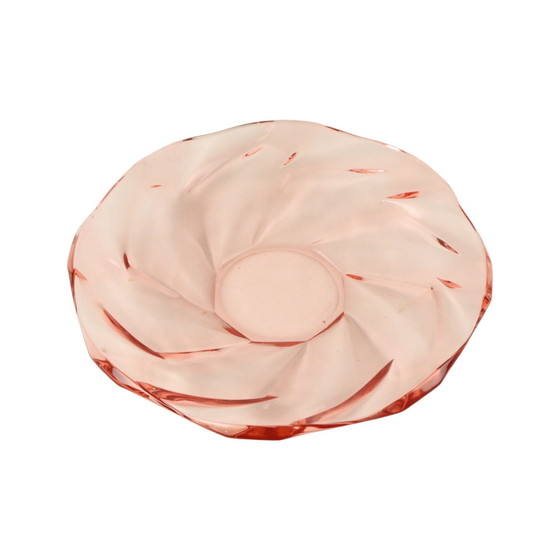 Image 1 of Art Deco Rosaline Pink Fruit Bowl