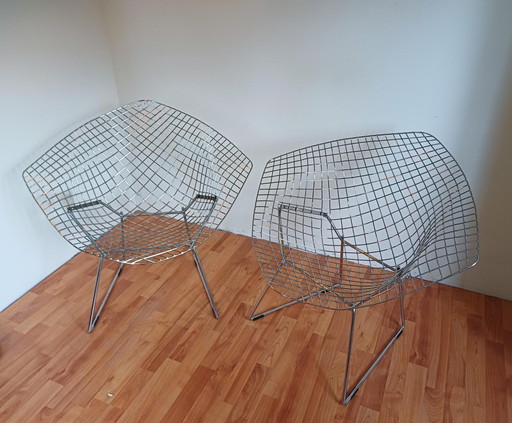 2 x Vintage Diamond Chair