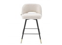4x Eichholtz Cliff bouclé Counterstool