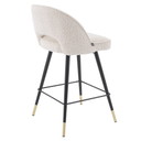 4x Eichholtz Cliff bouclé Counterstool