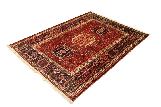 Image 1 of Original Persian Rug Nomadic & Village Rug Hamadan 194 X 144 Cm Top Condition