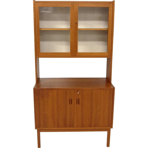 Scandinavian vintage teak highboard, Sweden 1960