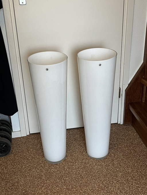 2x vases de sol Glaskonig