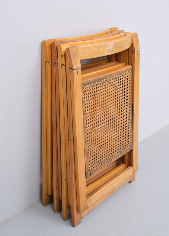 Image 1 of 4x ZMG Beechwood Folding Chair