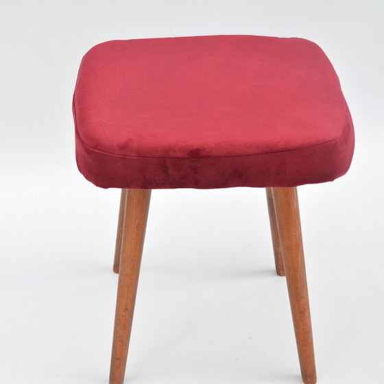 Image 1 of Vintage Stick stool by Dolnośląska Fabryka Mebli, Poland 1960s