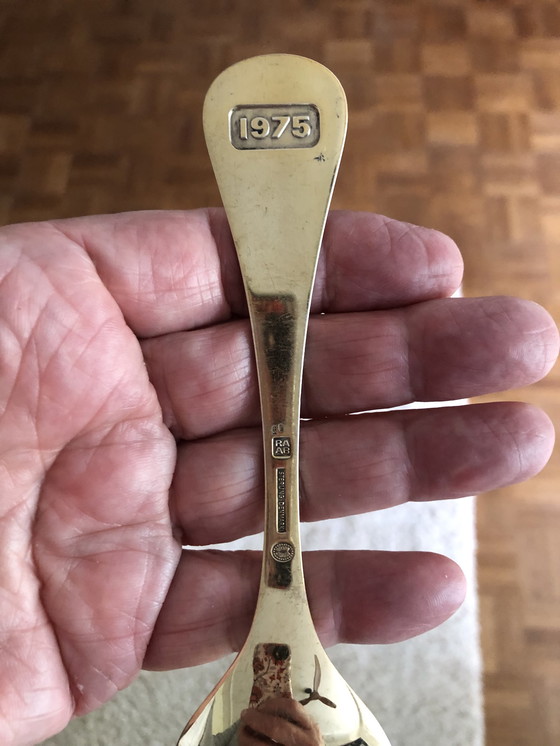 Image 1 of Georg Jensen gold-plated spoon 1975