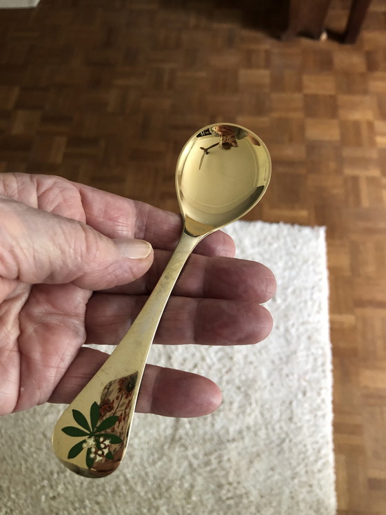 Image 1 of Georg Jensen gold-plated spoon 1975