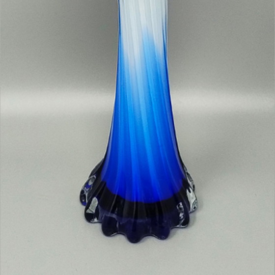 Image 1 of 1960s Astonishing Jack in the Pulpit "Calla Lily" vase in Murano Glass.