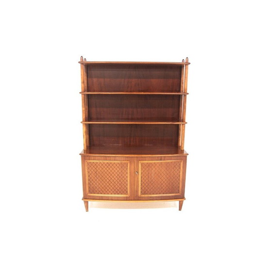 Image 1 of Libreria vintage in mogano per Nya Eftr. Ehrlin Möbel Ab, Svezia 1950