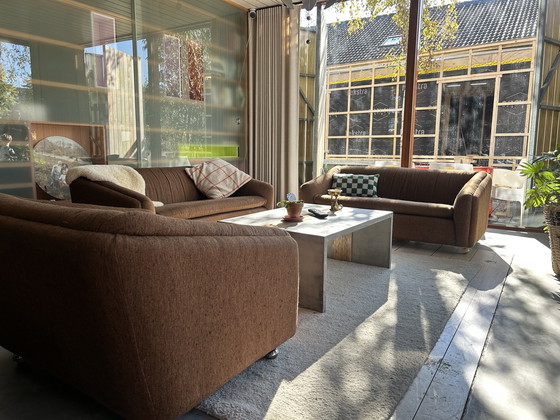 Image 1 of 2x Artifort sofa and armchair model c610 by Geoffrey Harcourt