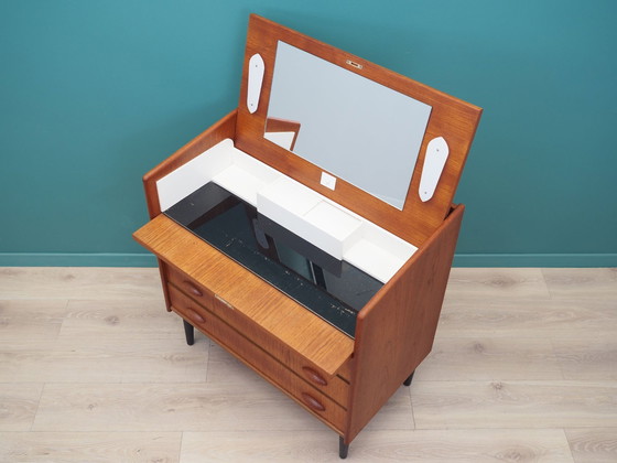 Image 1 of Teak Dressing Table, Scandinavian Design, 1960S, Manufactured By Sw Finland