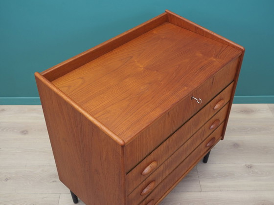 Image 1 of Teak Dressing Table, Scandinavian Design, 1960S, Manufactured By Sw Finland