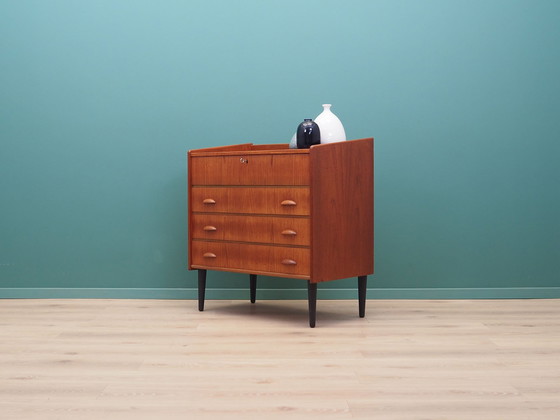 Image 1 of Teak Dressing Table, Scandinavian Design, 1960S, Manufactured By Sw Finland