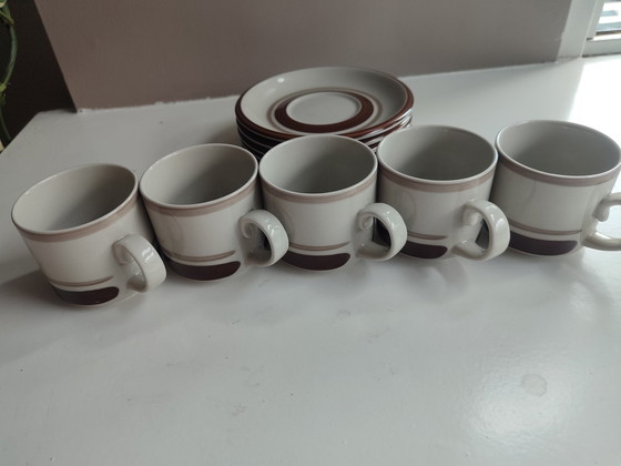 Image 1 of 5 tasses et soucoupes Arabia Finland