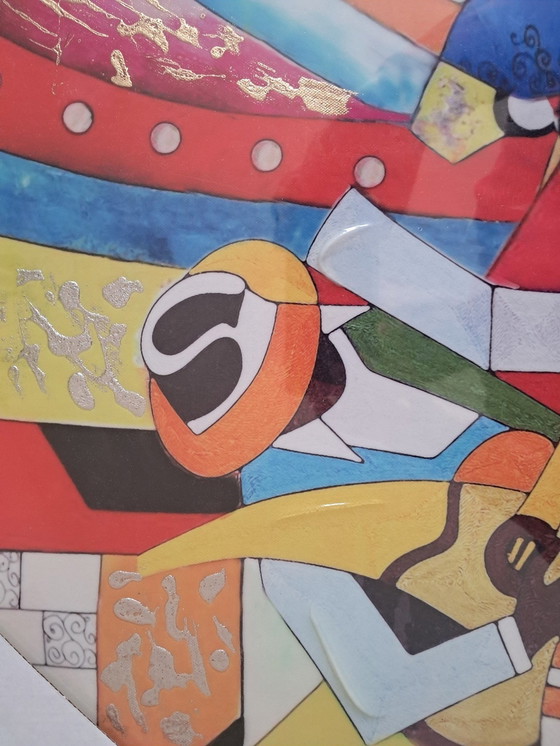 Image 1 of Wall decoration - Les Musicos 01