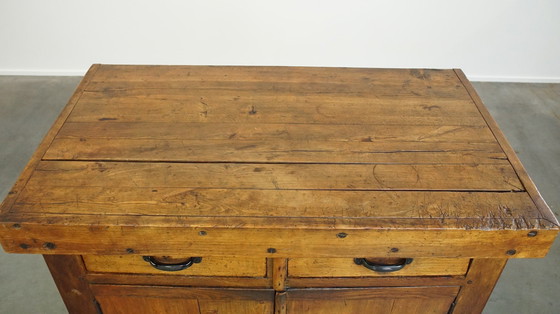 Image 1 of Dresser With 2 Drawers, 2 Doors And A Working Lock