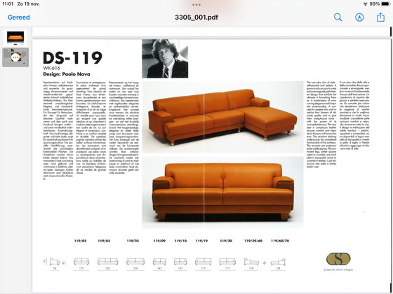 Image 1 of The Sede Paolo Nova sofa