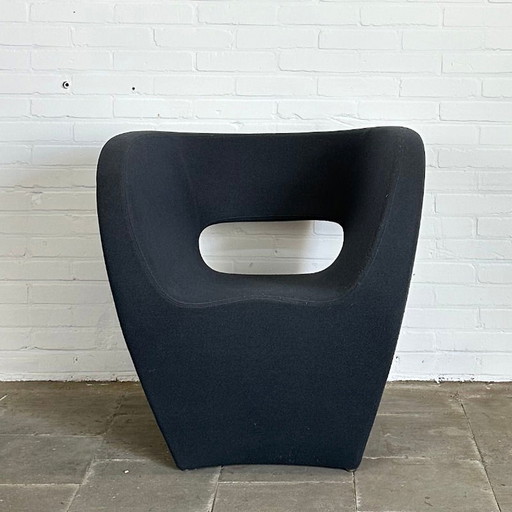 Moroso Little Albert Armchair, Iconic Design by Ron Arad in Black