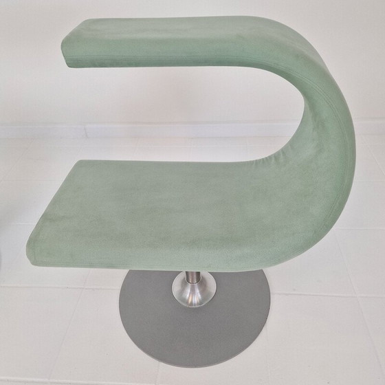 Image 1 of Pair of vintage Bla station Innovation C swivel armchairs by Fredrik Mattson, Sweden