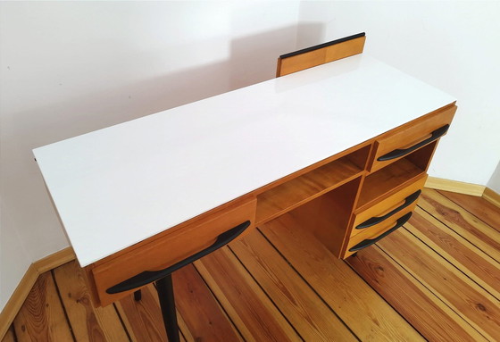 Image 1 of Console, Desk Designed By M. Pozar, Up Zavody, Czechoslovakia