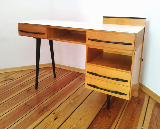 Image 1 of Console, Desk Designed By M. Pozar, Up Zavody, Czechoslovakia