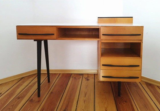 Image 1 of Console, Desk Designed By M. Pozar, Up Zavody, Czechoslovakia