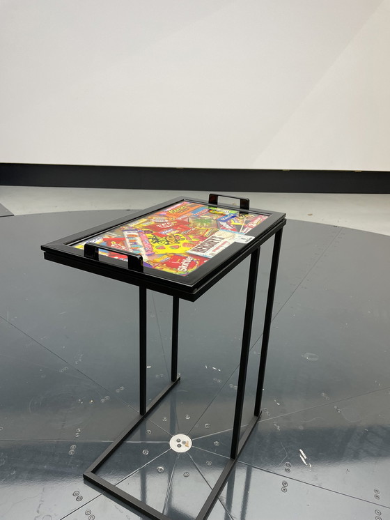 Image 1 of Art By Screamer Epoxy Candy Side Table