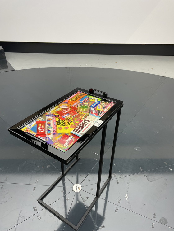 Image 1 of Art By Screamer Epoxy Candy Side Table