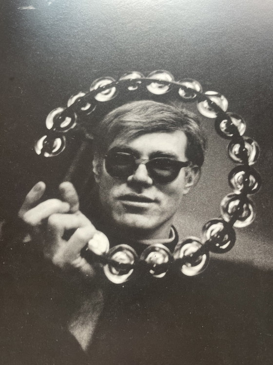 Image 1 of Nat Finkelstein (1933-2009), Andy Warhol Double Tambourine, 1966,  copyright Estate of Nat Finkelstein, Printed in Holland/No 32