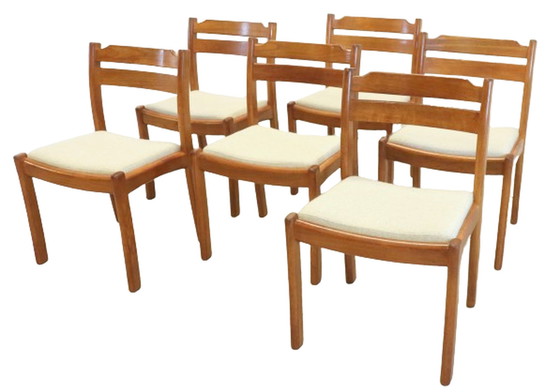 Image 1 of 6x Dyrlund 'Sentved' vintage dining chair