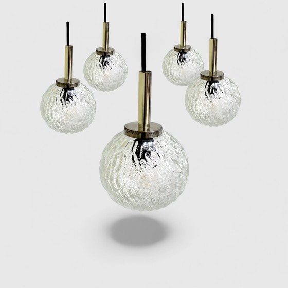 Image 1 of Vintage pendant lamp, ball lamp - 1960s