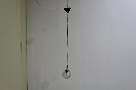 Image 1 of Vintage pendant lamp, ball lamp - 1960s