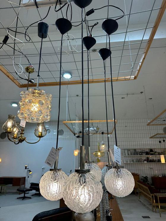 Image 1 of Vintage pendant lamp, ball lamp - 1960s