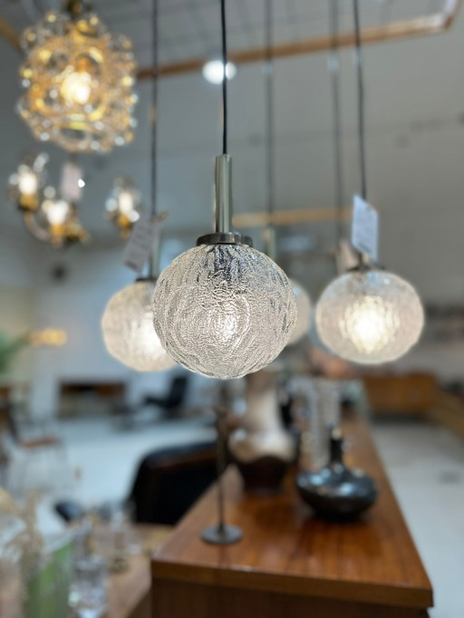 Vintage pendant lamp, ball lamp - 1960s