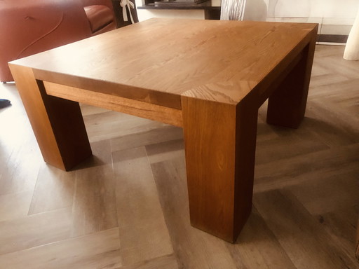 Coffee Table Solid Oak Handmade