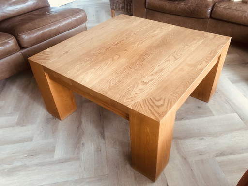 Coffee Table Solid Oak Handmade