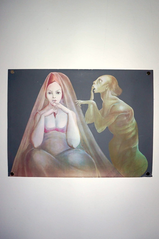 Leonor Fini * 'The Voice Of Evil' * 'La Voix Du Mal' * 1976 * Signed