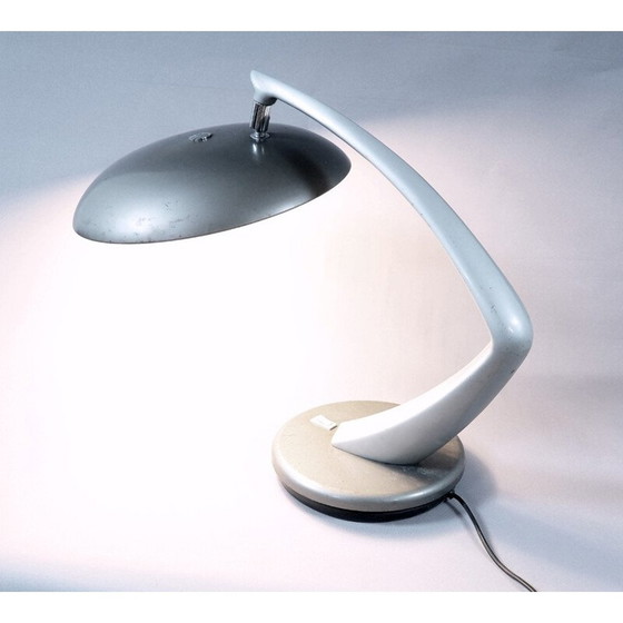Image 1 of Vintage desk lamp in cast iron and sheet metal for Fase, 1960