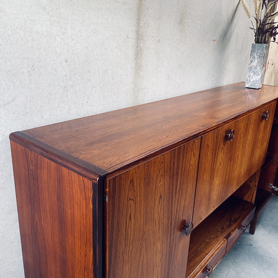 Image 1 of Rosewood Highboard Fristho 1960