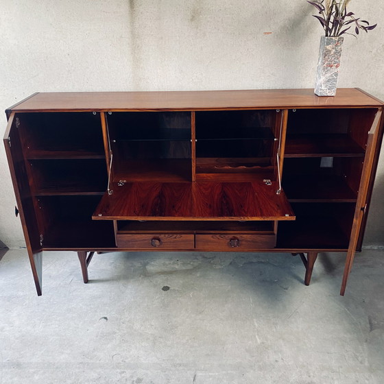 Image 1 of Rosewood Highboard Fristho 1960