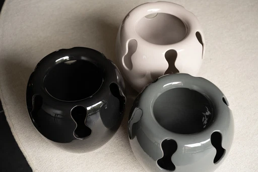 3x Gutzz Handmade Ceramic Vases