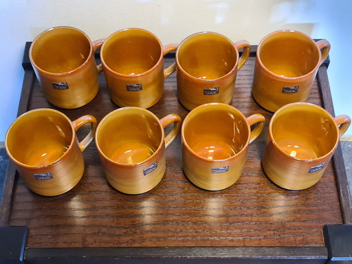 8x Tasse Arcopal Volcan