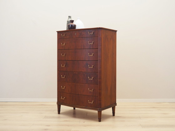 Image 1 of Walnut Chest Of Drawers, Danish Design, 1960S, Production: Denmark