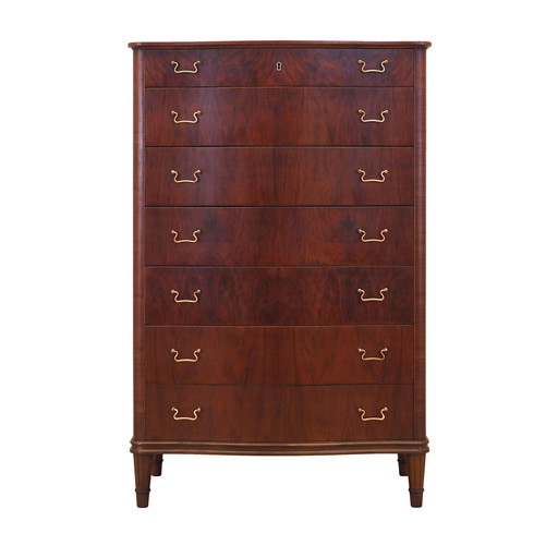 Walnut Chest Of Drawers, Danish Design, 1960S, Production: Denmark