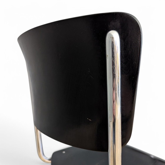 Image 1 of Set of 3 Early S 43 Cantilever Chairs by Mart Stam