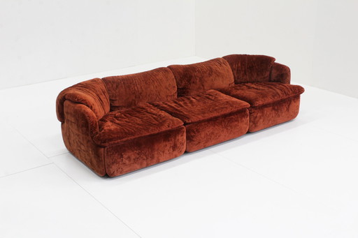 Confidential 3 Seater Sofa By Alberto Rosselli For Saporiti