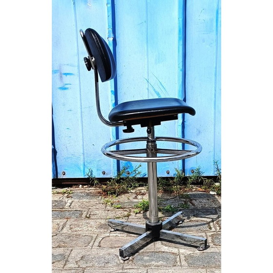 Image 1 of Sedia da laboratorio vintage di Kor